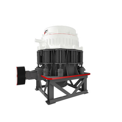 250KW Andesit Spring Hydraulischer Kegel-Kremser für Steinbrücherei Entladung Port Reichweite 22-64mm