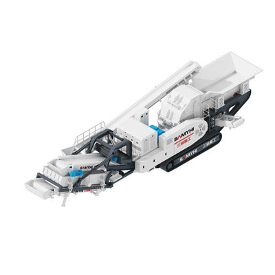 Portable Crawler Mobile Crusher 100-200 t/h für die Bergbauindustrie